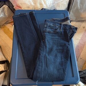 Agolde Men's Deep Indigo Slim Jeans